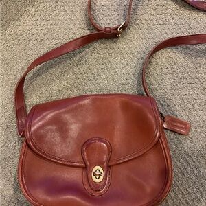 Coach Brown Leather Shoulder Bag